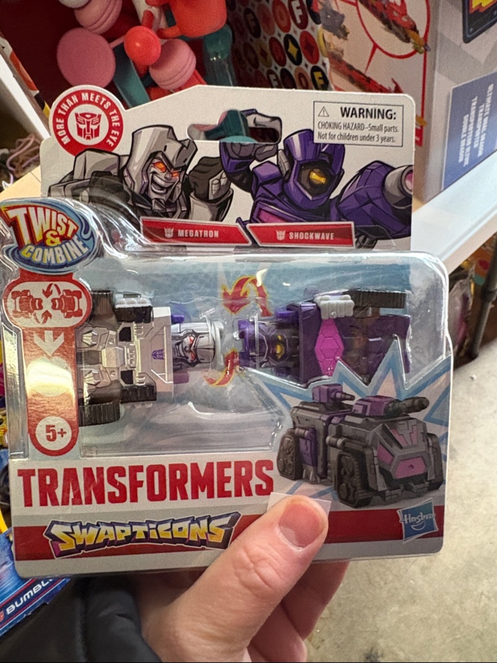 Nwt Transformers Swapticons Megatron & Shockwave Twin Pack - Purple & Gray